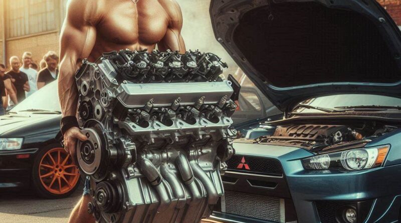 Motorblock-Lifting